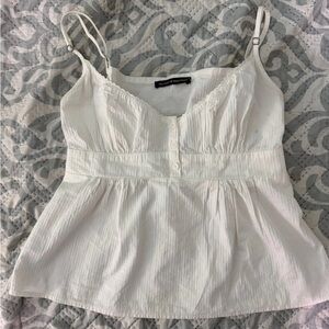 Brandy Melville Tiffany Cotton Ruffle Tank
One size
